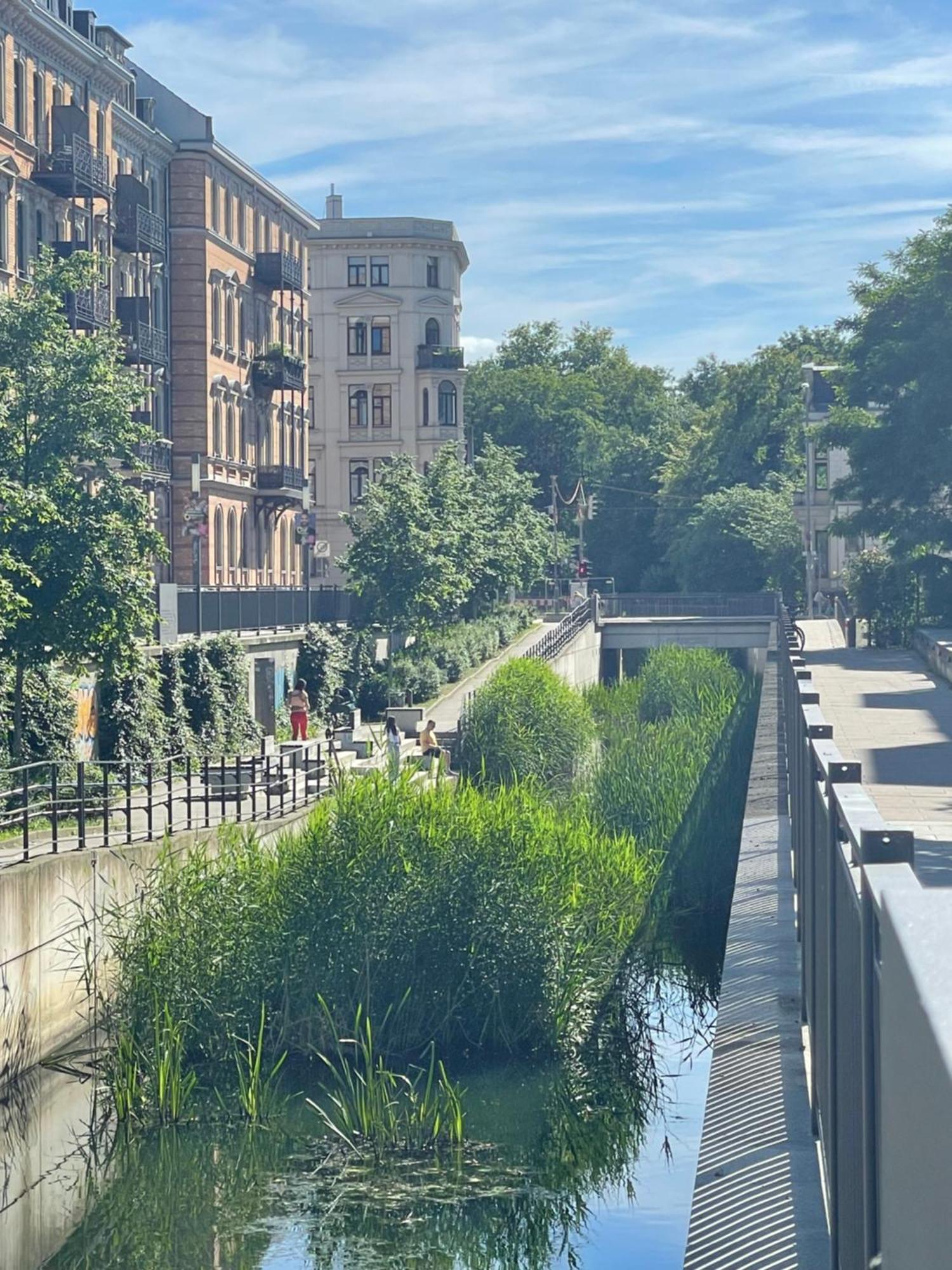 Innenstadt Refugium In Ruhiger Wasserlage+Balkon Leipzig Exterior photo